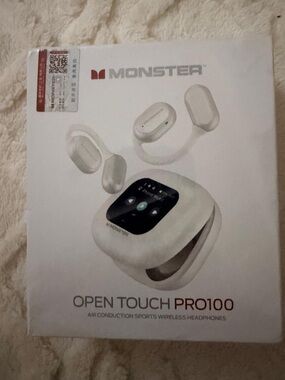 Monster Open Touch PRO100 Wireless Open-Ear Headphones - White